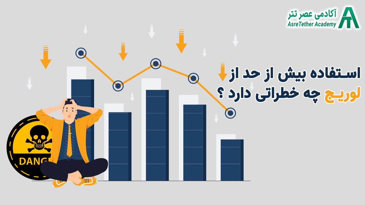 استفاده بیش از حد از اهرم معاملاتی یا لوریج چه خطراتی دارد در مقاله اهرم معاملاتی چیست و کاربرد لوریج در فارکس و ارز دیجیتال از سایت آکادمی عصر تتر