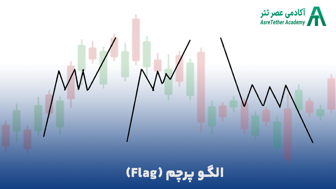 الگوی پرچم در مقاله بهترین الگوهای کلاسیک در تحلیل تکنیکال از سایت آکادمی عصر تتر